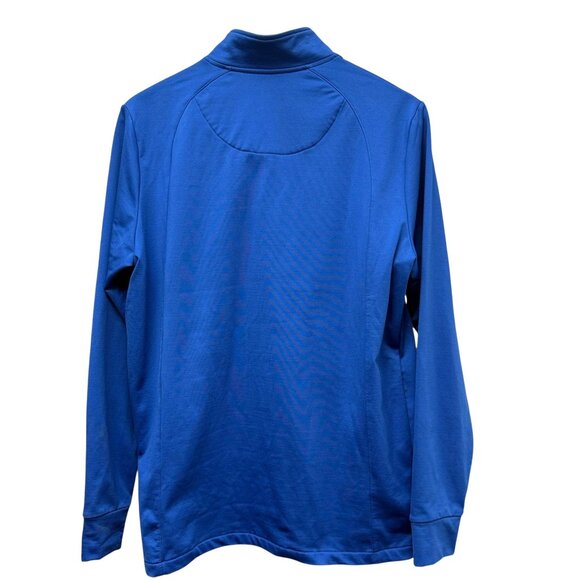 Oscar Jocobson Base Layer Small Mens Golf Pullover Blue WPS Thermal Top 1/4 Zip - Picture 6 of 13